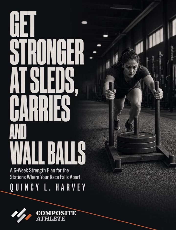 Get Stronger at Sleds, Carries and Wall Balls workbook cover